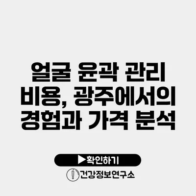 얼굴 윤곽 관리 비용, 광주에서의 경험과 가격 분석