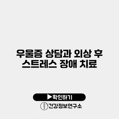 우울증 상담과 외상 후 스트레스 장애 치료
