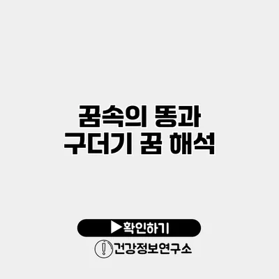 꿈속의 똥과 구더기 꿈 해석